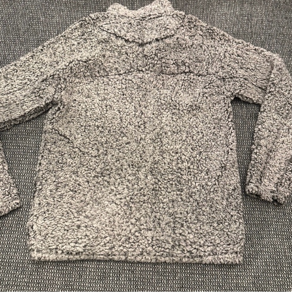 True Grit Textured Sherpa in Cream and Brown. - Picture 2 of 3